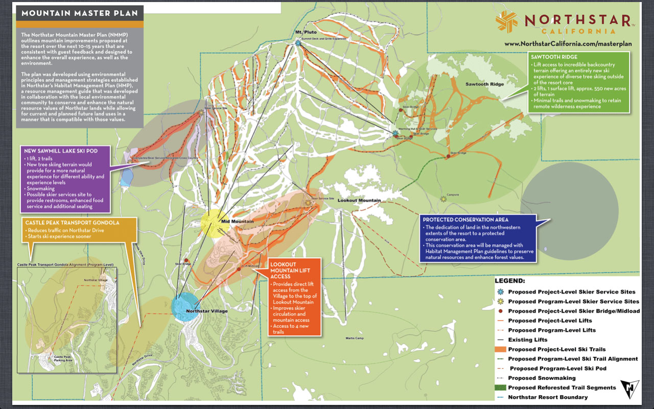 northstar ski resort map